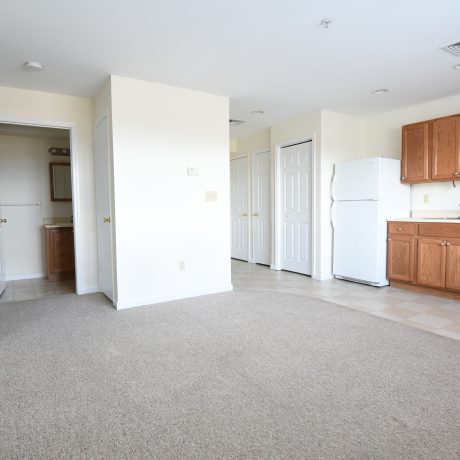 Bella Terra Apartments unit (kitchen + living room)
